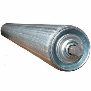 Fabrication de rouleaux de convoyeur en aluminium et acier inoxydable personnalisés et de roulements à rouleaux en polyuréthane pour la manutention des matériaux de bande transporteuse - Product Image 1