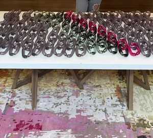 ห่วงโซ่เรซินประดับผนังอาร์ตเดคโคของตกแต่งห้องที่น่ารักที่สุดในอินเดีย - Product Image 2