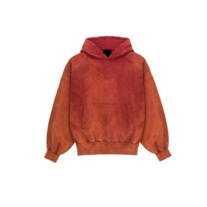 เสื้อฮู้ดดี้แห้งเร็ว ระบายอากาศดี ล้างสีแบบแอซิดวอช พิมพ์ลายพัฟฟ์ตามสั่ง ผ้าฝ้ายผสมเป็นมิตรกับสิ่งแวดล้อม โลโก้คุณภาพสูง สำหรับผู้ชาย ฤดูใบไม้ร่วง 2026 - Product Image 1