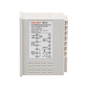Régulateur de température PID MT-H SINOTIMER-100-240VAC, entré<span class=keywords><strong>e</strong></span> K, J, <span class=keywords><strong>E</strong></span>, N, sortie relais/SSR, fonction <span class=keywords><strong>ALM</strong></span> - Product Image 4