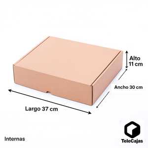 Boîte postale auto-assemblable de 37x30x11 cm en carton kraft brun pour envois postaux et stockage, type papier kraft, utilisation en - Product Image 2