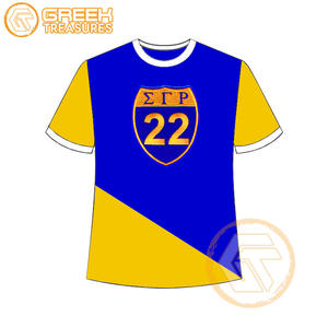 เสื้อยืด Sigma Gamma Rho สำหรับผู้หญิงเสื้อผ้าสำหรับสโมสรผ้าฝ้ายเจอร์ซีย์คุณภาพสูงระบายอากาศได้ดี - Product Image 5