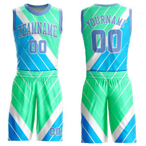 Vente en gros d'uniformes de basket-ball en maille respirante de qualité supérieure personnalisés par sublimation avec logo imprimé personnalisé Fabriqué au Pakistan - Product Image 1