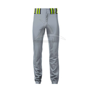 Pantalons de baseball au design personnalisé, respirants, à séchage rapide, 100% polyester, de haute qualité, avec couleurs et logo personnalisés - Product Image 3
