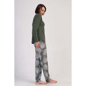 Conjunto de Pijama KADIN P.SUPREM O YAKA UZUN KOL ETEGI OVAL - MEADOW - MEADOW - Product Image 2