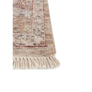 พรมขนสัตว์ถักมือสีเบจและสีน้ำตาลลายดอกไม้สำหรับตกแต่งห้องนั่งเล่น พรมรูปสี่เหลี่ยมผืนผ้าสำหรับทางเดิน-EA-1527 - Product Image 4