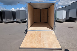 Remolque de Carga Cerrado de Aluminio 7x16 2025, 7000 GVWR, Eje Tándem, Remolque Utilitario con Puerta de Rampa en V, para Venta - Product Image 6