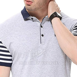 เสื้อยืดผู้ชายคุณภาพสูง ระบายอากาศได้ดี แห้งเร็ว ผลิตตามสั่ง ผ้าคอตตอน/โพลีเอสเตอร์ มีทุกขนาด - Product Image 5