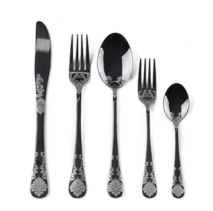 Ensemble de couverts en acier inoxydable de luxe le plus vendu pour les hôtels ou les cuisines et la restauration fine Disponible à bon prix - Product Image 6