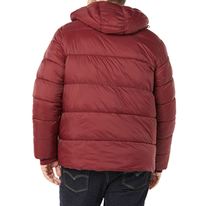 Veste matelassée imperméable à bulles tendance unisexe avec logo personnalisé imprimé, manteau d'hiver à capuche, service OEM et design frontal - Product Image 5