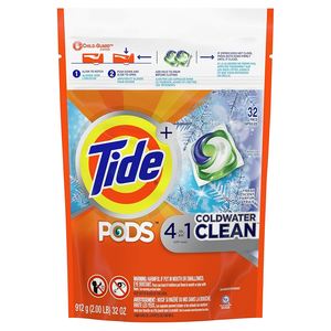 Tide detergente para ropa Pods Quitamanchas 3 en 1 Clean Breeze Fragancia - Product Image 1