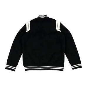 2025/2026 personnalisé cuir manches recadrée Letterman Varsity veste hommes personnalisé Patch automne Baseball Varisty veste hiver veste - Product Image 2