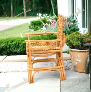 Nouveau Style écologique rotin osier fait à la main chaise de loisirs tissé pour café salon salon meubles d'intérieur - Product Image 3