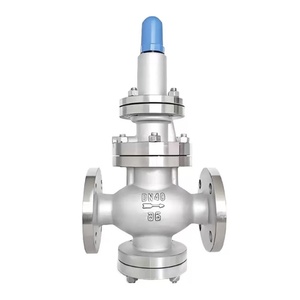 Vanne <span class=keywords><strong>de</strong></span> réduction <span class=keywords><strong>de</strong></span> <span class=keywords><strong>pression</strong></span> <span class=keywords><strong>de</strong></span> vapeur à piston pilote en acier inoxydable Y43H PRV PN16 WCB - Product Image 1