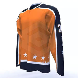Maillot de hockey sur glace de haute qualité, nouvelle arrivée, avec nom d'équipe personnalisé, 100% polyester, impression de logo personnalisée disponible en différentes couleurs - Product Image 5