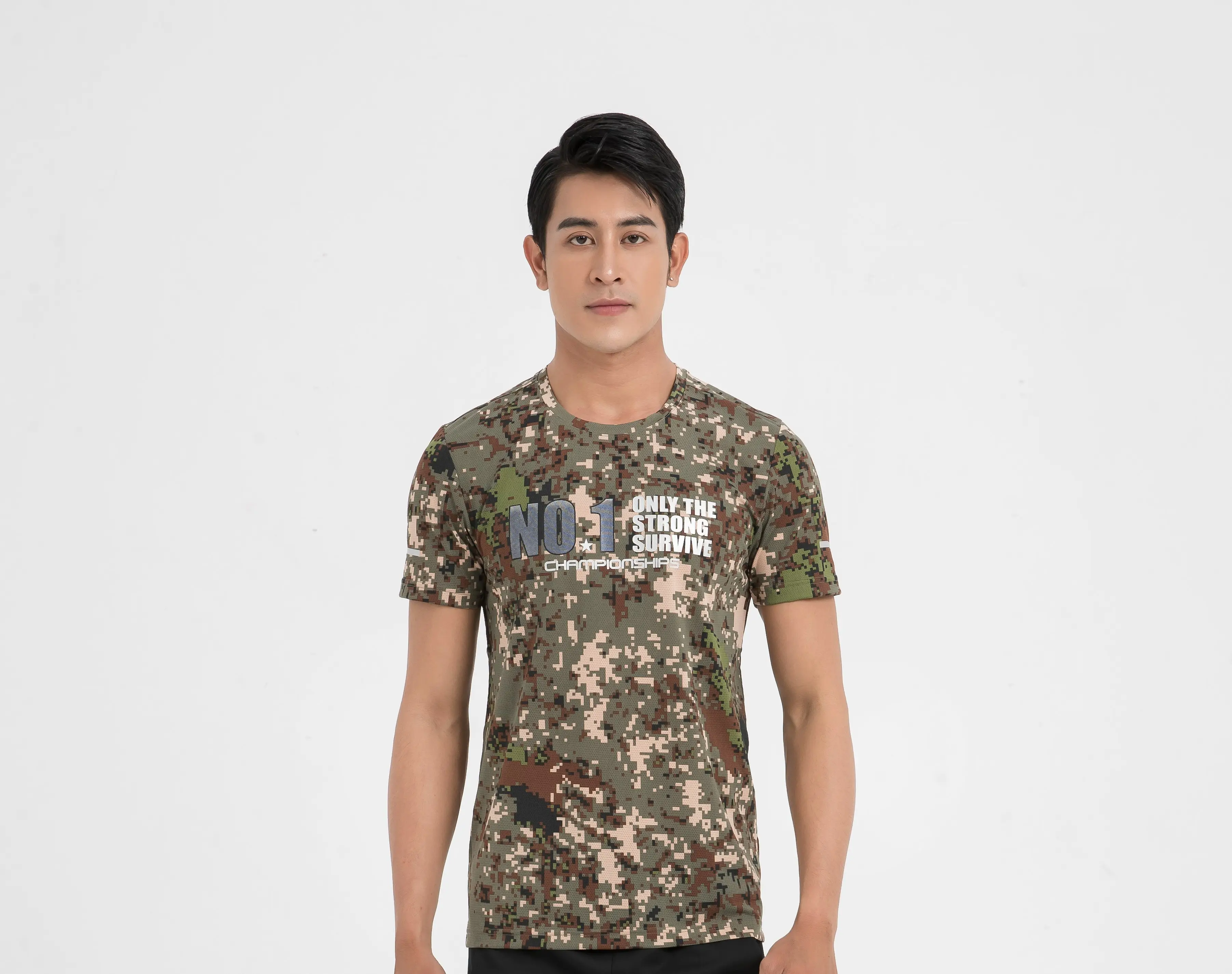 Embroidered DONEX Men's Sports Shirt MC-9050 Fashionable Men's T-shirts from Vietnam Factory Cheap Price