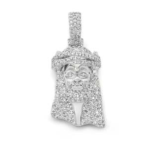 Pendentif en diamant Moissanite en argent sterling 925 de haute qualité de style Hip Hop classique avec des conceptions de mode de clarté VVS - Product Image 3