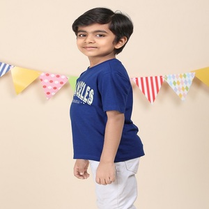 T-shirt Little Gem 100% coton pour garçons à col rond avec différentes méthodes d'impression exportées dans le monde entier - Product Image 3