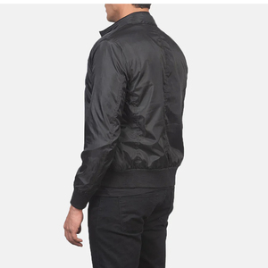 Blouson bombardier noir Ramon Vêtements d'extérieur en polyester résistant à l'eau avec bordure en daim et doublure en viscose - Product Image 3