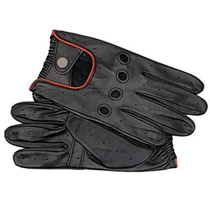 Gants de conduite de haute qualité, chauds pour l'hiver, unisexes, en cuir véritable, nouvelle collection, vente en gros, protection durable des paumes - Product Image 1
