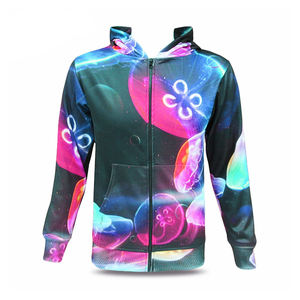 Sweats à capuche et sweat-shirts pour hommes pull en coton biologique/polyester 100% polaire réfléchissante sweats à capuche oversize anti-rétrécissement sweat à capuche hommes - Product Image 3