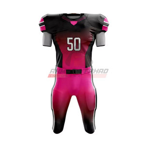 Uniforme de Fútbol Americano Transpirable para Hombre, Talla Grande, para Prácticas de Verano, Diseño de Logotipo Personalizable, Manga Corta, Ropa de Equipo 100% - Product Image 1