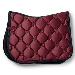 Tapis de selle écologique en mousse de soie et satin de style dressage pour l'entraînement et l'équitation - Product Image 1