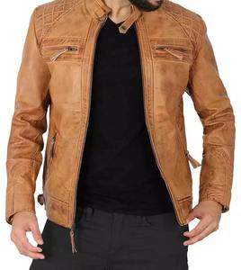 Vente en gros 2025 Veste en cuir pour hommes multicolores Respirante Coupe-vent Grande taille Veste en cuir d'hiver pour hommes de haute qualité - Product Image 4