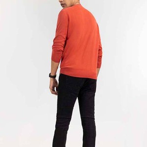 Pull à manches longues en tricot, col en V, pull pour homme, vêtements de mode, pulls en tricot pour homme, 2025, OEM ODM personnalisé, respirant, vêtements d'hiver - Product Image 3