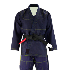 Customized Logo Jiu Jitsu Uniform Top Selling <b>Kimono</b> De Jiu Jitsu Breathable Jiu Jitsu <b>Kimono</b> Heavy Cotton Uniform Set - Product Image 3