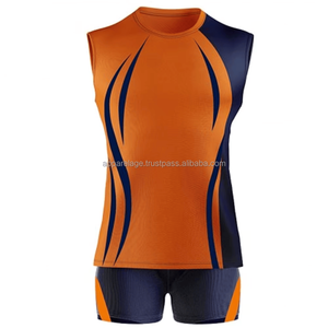 Uniforme de voleibol de nuevo diseño de alta calidad, uniforme de voleibol personalizado de poliéster 100% a la venta, conjunto de Jersey y voleibol - Product Image 6