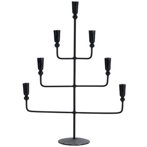 Portavelas Colgante de Metal con Detalles Geométricos Artísticos para una Decoración Boho Chic del Hogar y Decoración Elegante de Eventos - Product Image 4