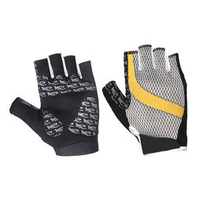 Custom Gel Padded Half Finger Cycling <b>Gloves</b> for Men and <b>Women</b> Breathable, Durable and Anti-Slip <b>Gloves</b> for Road, Mountain Ride - Product Image 1