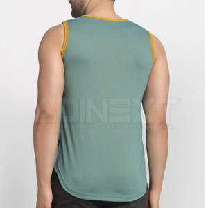 Camiseta sin Mangas para Hombre, Precio Razonable, en Existencia, Calidad Premium, Tejido Transpirable de Poliéster/Algodón, Ropa Deportiva - Product Image 3