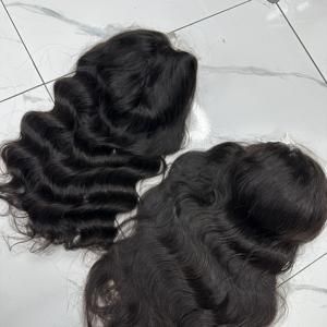 Venta al por mayor de cabello humano natural de la onda peluca 1B Color Natural extensión de cabello humano vietnamita - Product Image 1