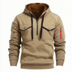 350GSM personnalisé poids lourd Hip Hop couleur unie surdimensionné mode sweats à capuche coupe ample épais lourd conception unie sweat à capuche de qualité supérieure - Product Image 5