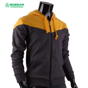 Sweat-shirt à capuche unisexe en molleton 100 % coton de haute qualité, personnalisable, à fermeture éclair, séchage rapide, respirant, pour l'hiver – Vente en gros - Product Image 4