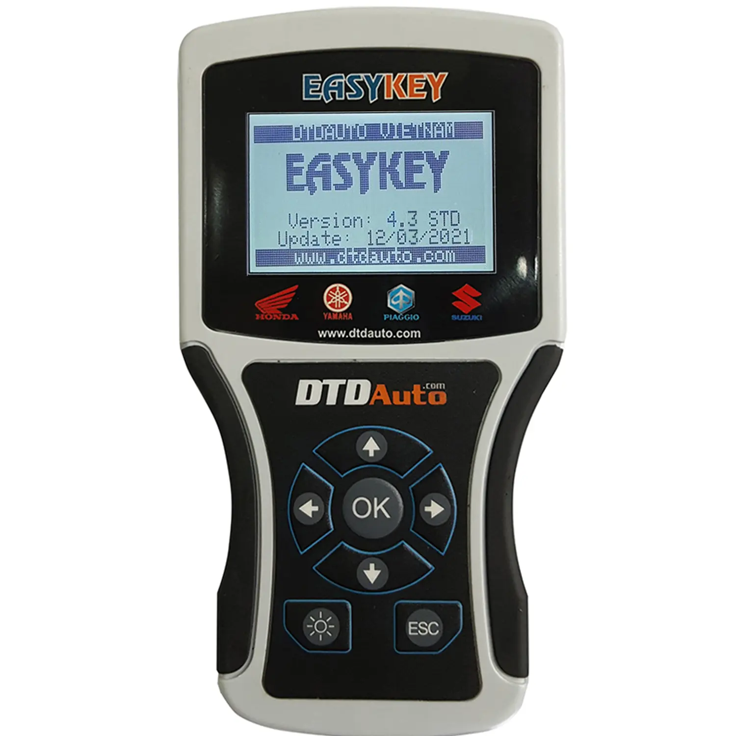 Mise à jour rapide du dispositif de réparation de motos EASYKEY Fonction d'enregistrement des clés par modification directe des données, capteur de température ECT