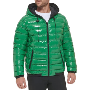 Chaqueta deportiva de invierno ligera para hombre de 2 partes transpirable de cuero de nailon desmontable con calefacción interior cuello redondo polar cremallera otoño - Product Image 1
