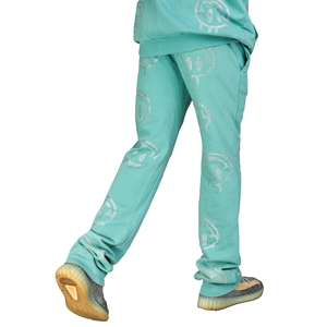Pantalones Deportivos Casuales de Algodón 100% para Hombre, de Alta Calidad, Ligeros, Ajustados, de Secado Rápido, Transpirables, con Cordón - Product Image 4