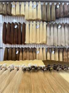 Top produit tendance vietnamien couleur claire naturel cheveux raides fournisseur pas de perte d'emmêlement extensions de cheveux prêt à expédier - Product Image 2