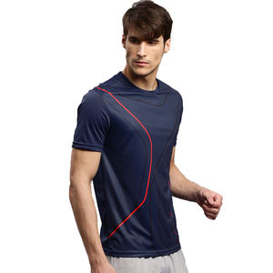 Camiseta de Manga Corta para Hombre, al por Mayor, con Logotipo Personalizado, Sólida, Informal, Ecológica, Transpirable, 100% Algodón, Cuello Redondo, de Alta Calidad, para las Cuatro Estaciones - Product Image 2