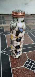 Designer Printed 99.9% Copper <b>Water</b> <b>Bottle</b> for Outdoor Activities Unique Style Leak-Proof Lid for Running Gym-Unique Style - Product Image 3