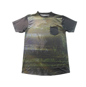 Personnalisé de haute qualité pour hommes Grande taille respirant en coton à manches courtes coupe normale col rond T-Shirt décontracté avec impression personnalisée sur le devant - Product Image 4