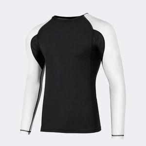 Vêtements d'hiver écologiques à prix raisonnable, vente en gros, rashguard pour hommes, entraînement, tenue toutes saisons, 100% polyester, rashguard pour hommes - Product Image 1