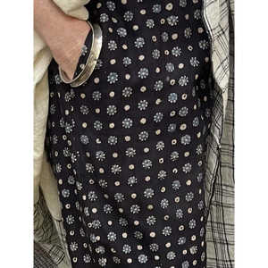 Pantalon décontracté pour femme ANAYA, taille mi-haute, en coton respirant, soie, mousseline et crêpe, taille unique, élastique, motifs fleurs et léopard, taille XL incluse - Product Image 1