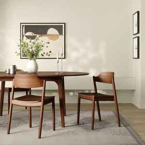Modern Stackable Solid Teak <b>Wood</b> <b>Dining</b> <b>Chair</b> for Apartment and Courtyard Use OEM/ODM Custom Manufacturer - Product Image 2