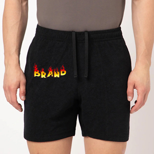 Pantalones Cortos Deportivos para Hombre, OEM/ODM, Poliéster/Nailon, 450 GSM, Cintura Elástica, Tejido de Punto, Logotipo Personalizado Impreso en DTF, Calidad Premium, Casuales - Product Image 4