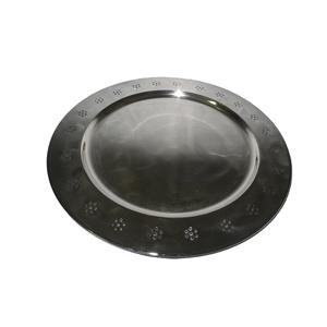 จานเสิร์ฟอาหารเย็นทำจากโลหะคุณภาพดีรูปทรงกลมสำหรับทุกขนาดการปรับแต่งที่ทันสมัย - Product Image 4