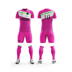 Ensemble complet d'uniformes de football pour usage professionnel |   Tailles pour hommes, femmes et jeunes |   Vêtements de sport légers à séchage rapide en gros - Product Image 4